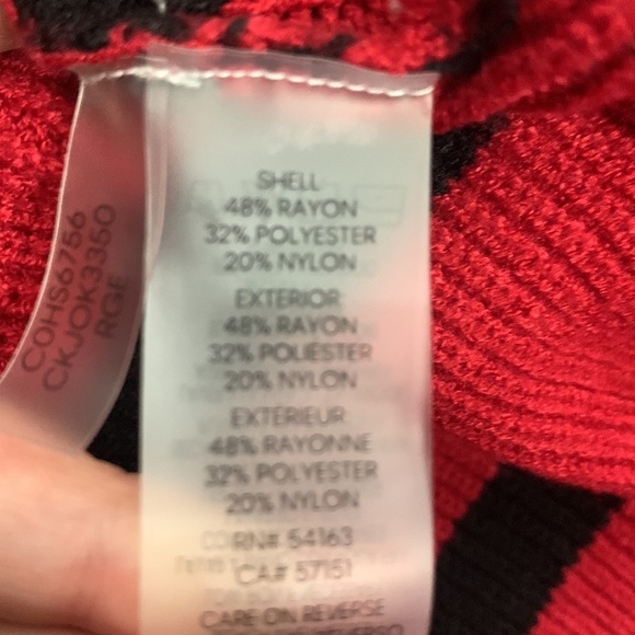 Calvin Klein Red Mock Turtleneck Sweater- NWT - Picture 13 of 14